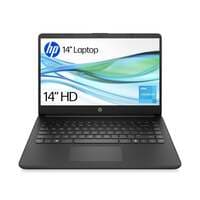 HP 14s 14" Laptop - Intel Celeron N4500, 4GB RAM, 64GB eMMC, Black