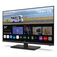 Whitemoore 24” 12V/24V Smart TV – Tizen OS, WiFi, Freeview, Netflix, Prime, Airplay, HDMI/USB, for Caravan/Truck/Boa