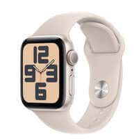 Apple Watch SE (2nd Gen) GPS 40mm Starlight Case and Sport Band (S/M) MR9U3QA/A