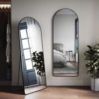 ELEGANT Free Standing Floor Mirror 160—60cm -Black Frame