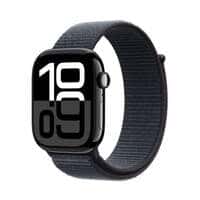 Apple Watch Series 10 GPS 46mm Jet Black Aluminium Case with Ink Sport Loop MWWR3QA/A